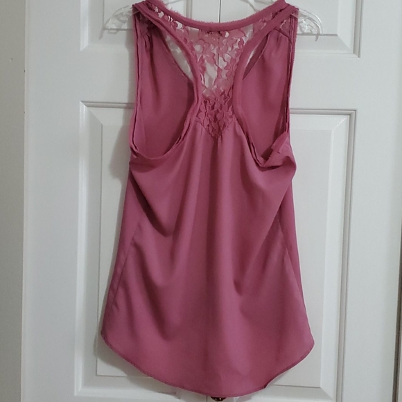 New Temperance by Bootlegger Pink Lace Tank Top xs - Picture 4 of 5